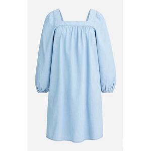 J. CREW Squareneck Chambray Shift Dress, Sz XS